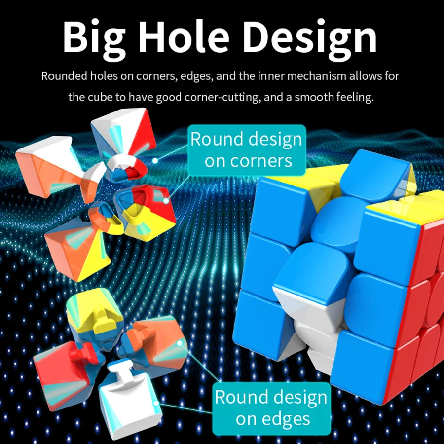 Волшебный куб Moyu Culture кубик-головоломка пластиковый материал удобный игровой