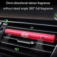 car interior air freshener vent clip outlet for byd m6 g3 g5 t3 13 f3 f0 s6 s7 e5 e6 l3 auto badge emblems covers car styling