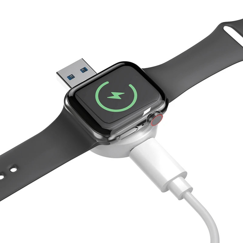 Портативное беспроводное зарядное устройство для Apple Watch USB Type-C