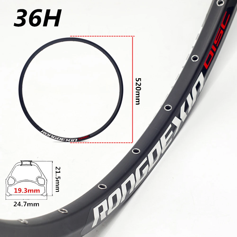 24 Inch Mountain Bike Wheel Rim 24/28/32/36 Holes Aluminum Alloy FV AV Gas Nozzle MTB Bikes Wheels Bicycle Accessories