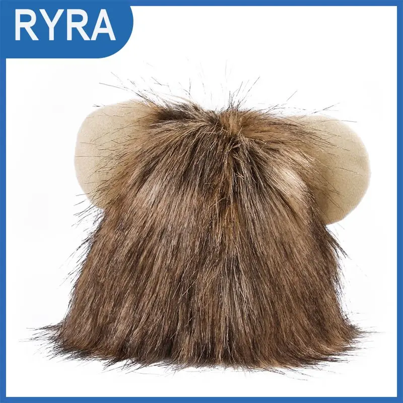 

Creative Pet Pet Cat Funny Turned Lion Headgear Cat Cat Supplies Pet Funny Hat Cat Costumes Cat Supplies