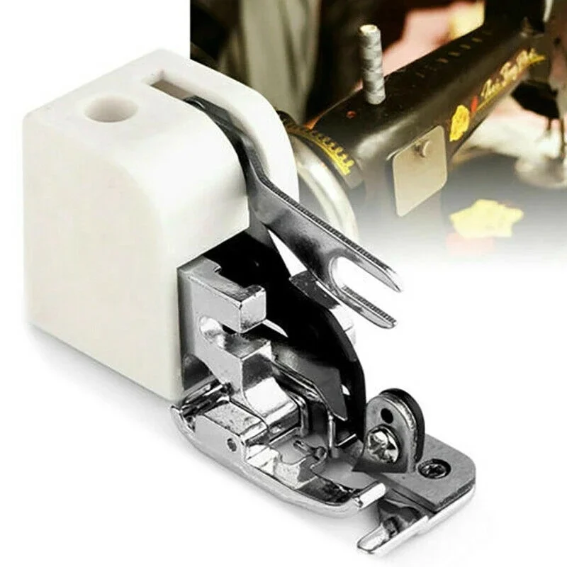 1Pcs Household Sewing Machine Parts Side Cutter Overlock Presser Foot Press Feet For All Low Shank Singer Janome Brother