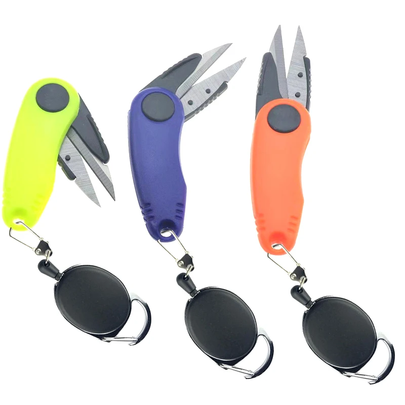 Инструмент с быстрым узлом в форме креветок складные рыболовные ножницы