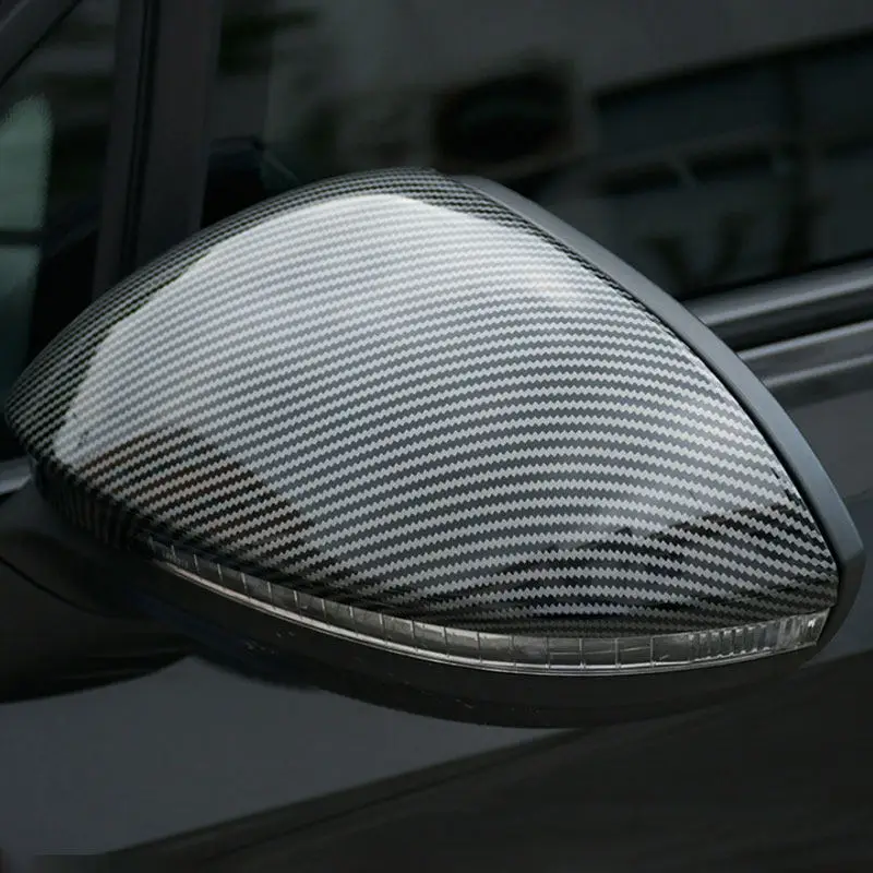 Автомобильные аксессуары из АБС-углеволокна колпачки для боковых зеркал заднего