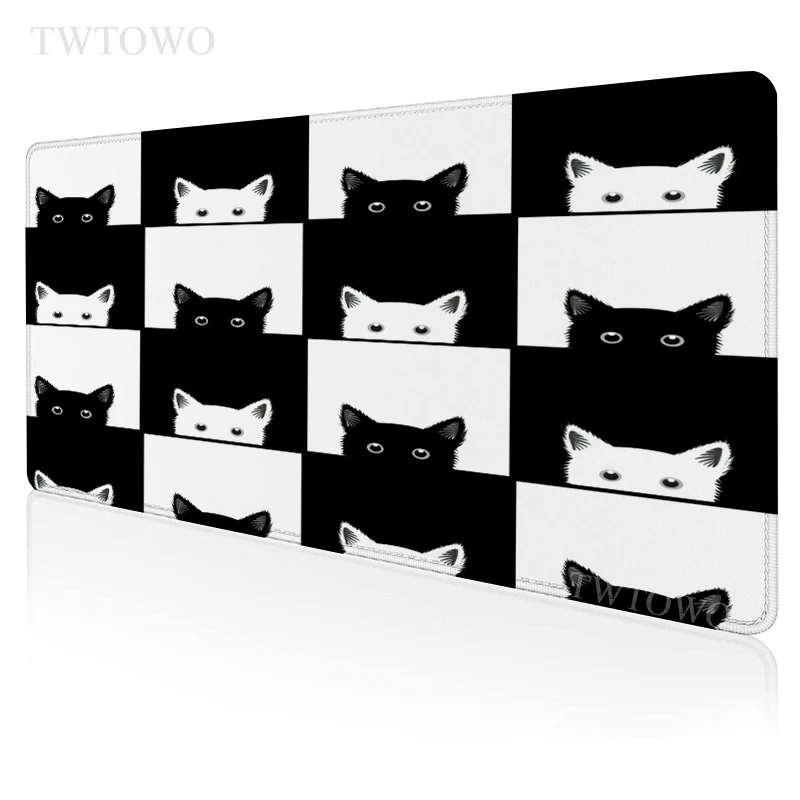

Cut Cat Mouse Pad Gamer XL New Home Custom Large Mousepad XXL Desk Mats Soft Anti Slip Carpet Laptop Mice Pad Table Mat