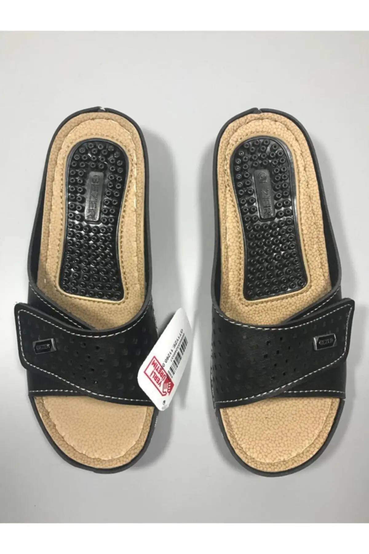 

Женские модные удобные тапочки, сандалии, массажная подошва, Регулируемая липучка