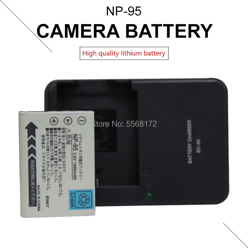 

Аккумулятор NP-95 NP 95, 1 шт., перезаряжаемая камера Аккумулятор для FUJIFILM FinePix F30 F31fd, Real 3D W1 X-S1 X100 + зарядное устройство BC-95
