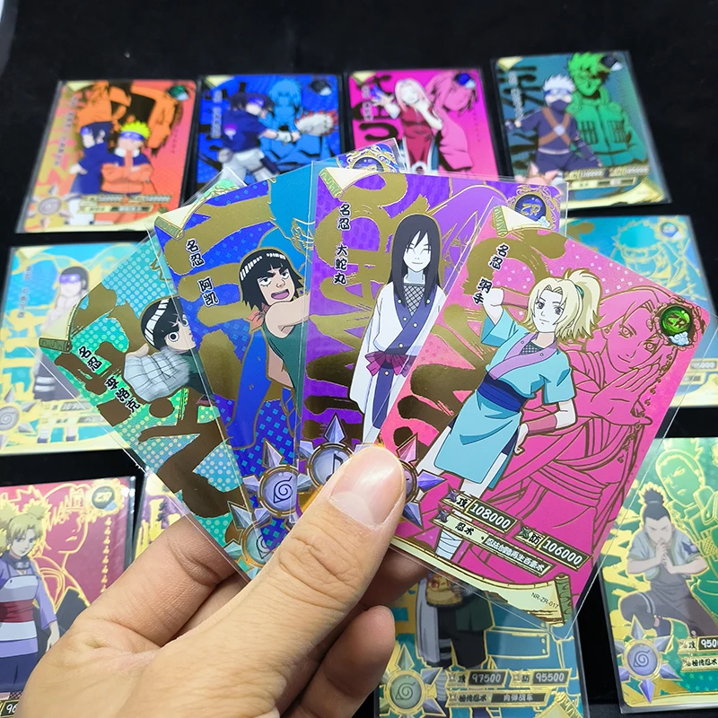 Карты Naruto ZR Hinata Kakashi Sasuke teмари все наборы игра TCG коллекционная карта поклонник