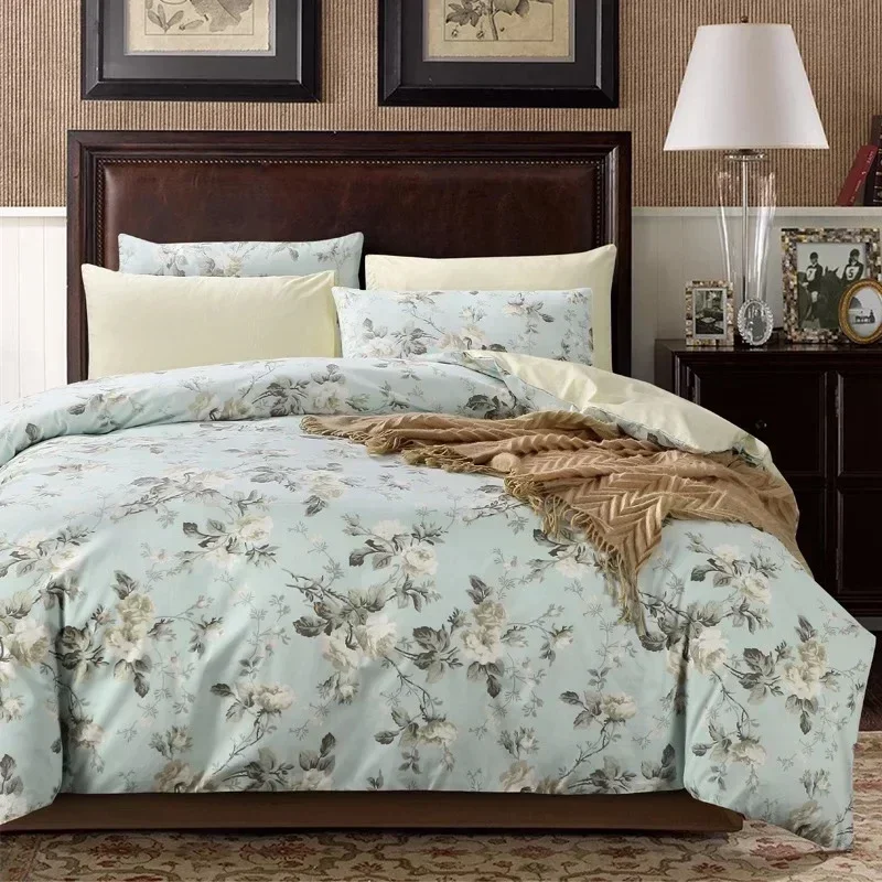 3 шт. пододеяльники наволочки 600 TC 100% египетский хлопок AB с принтом и сплошные