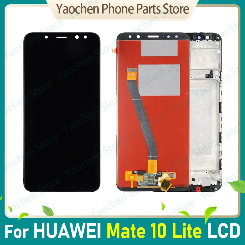 Фото Новый 5,9 дюймовый дисплей Nova 2i для Huawei Mate 10 Lite, ЖК-дисплей с сенсорным экраном и дигитайзером, телефон с рамкой №1