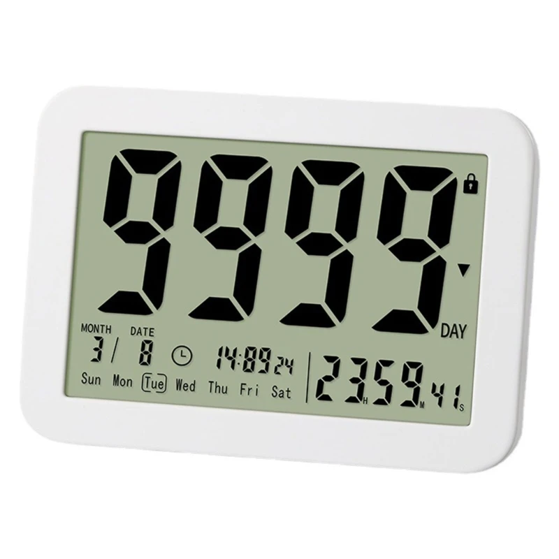 

Digital Countdown 9999-Days Timer Magnetic Classroom Timer for Study Fitness