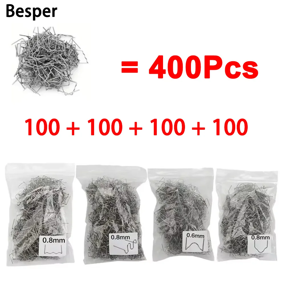 

Горячие скобы Besper для ремонта пластика 400/600/800 шт.