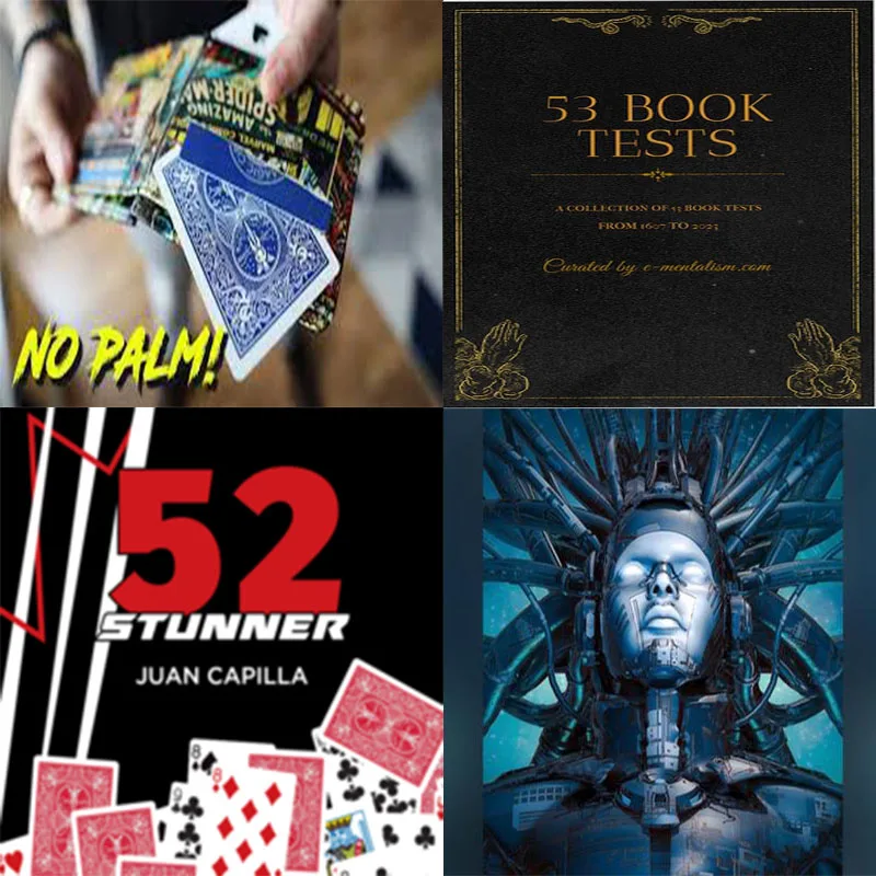 

Impromptu Card 2 Wallet by Lloyd Barnes，53 Book Tests by Ementalism，52 Stunner by Juan Capilla，Inference by Fraser Parker - Magi