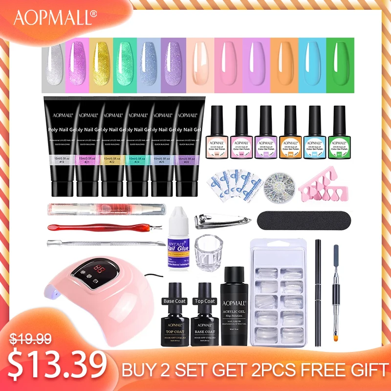 

AOPMALL®Полигель для ногтей, 6 цветов, 6 цветов