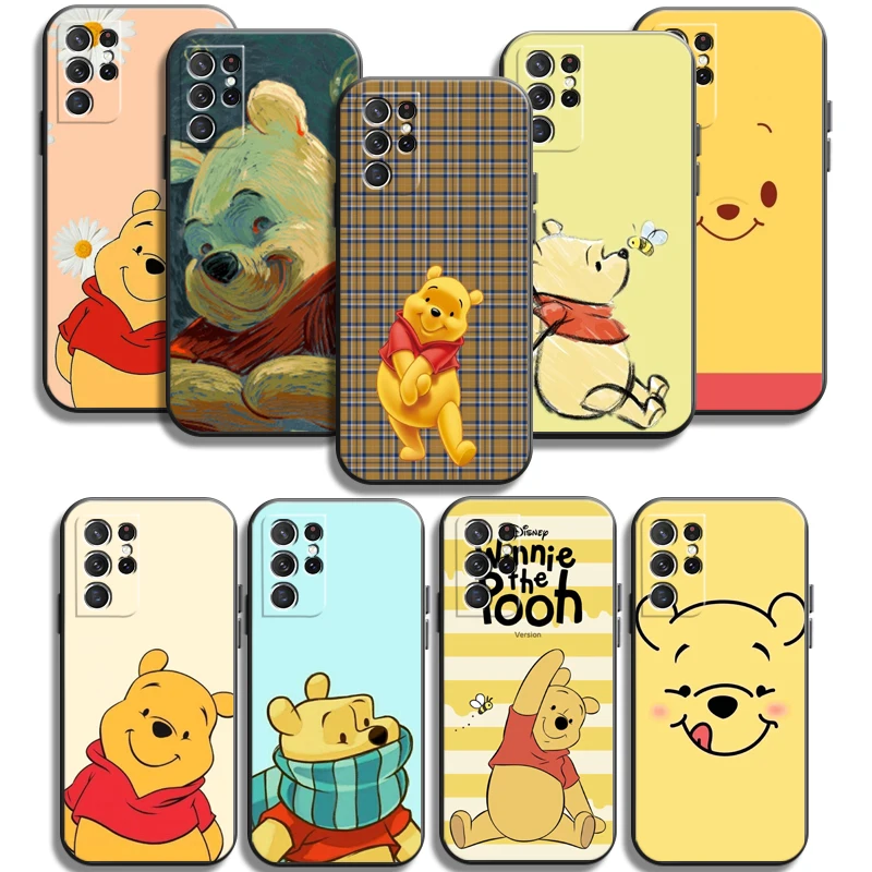 

Disney Pooh Bear Phone Cases For Samsung Galaxy A51 4G A51 5G A71 4G A71 5G A52 4G A52 5G A72 4G A72 5G Cases Back Cover