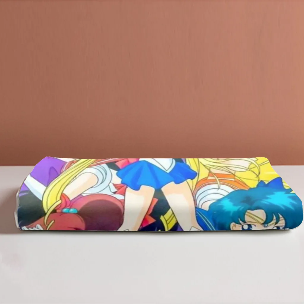 Комплект постельного белья Сейлор Мун одеяло пододеяльники одиночное