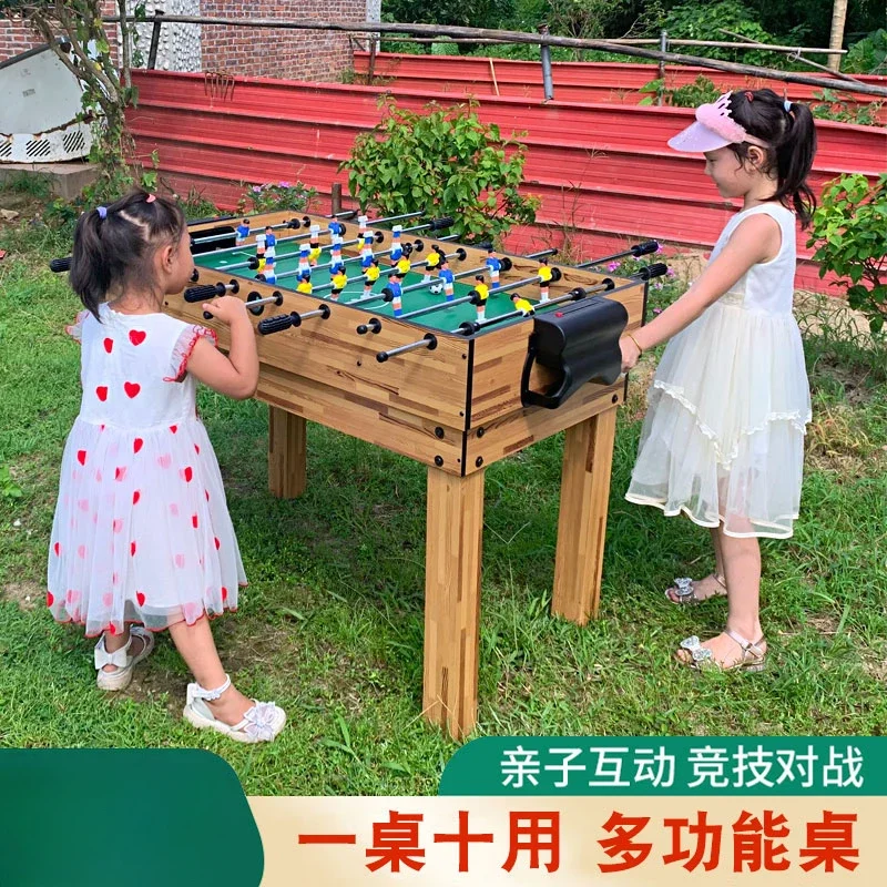 Детский 8-полюсный бильярдный стол для хоккея с шайбой Настольный теннис