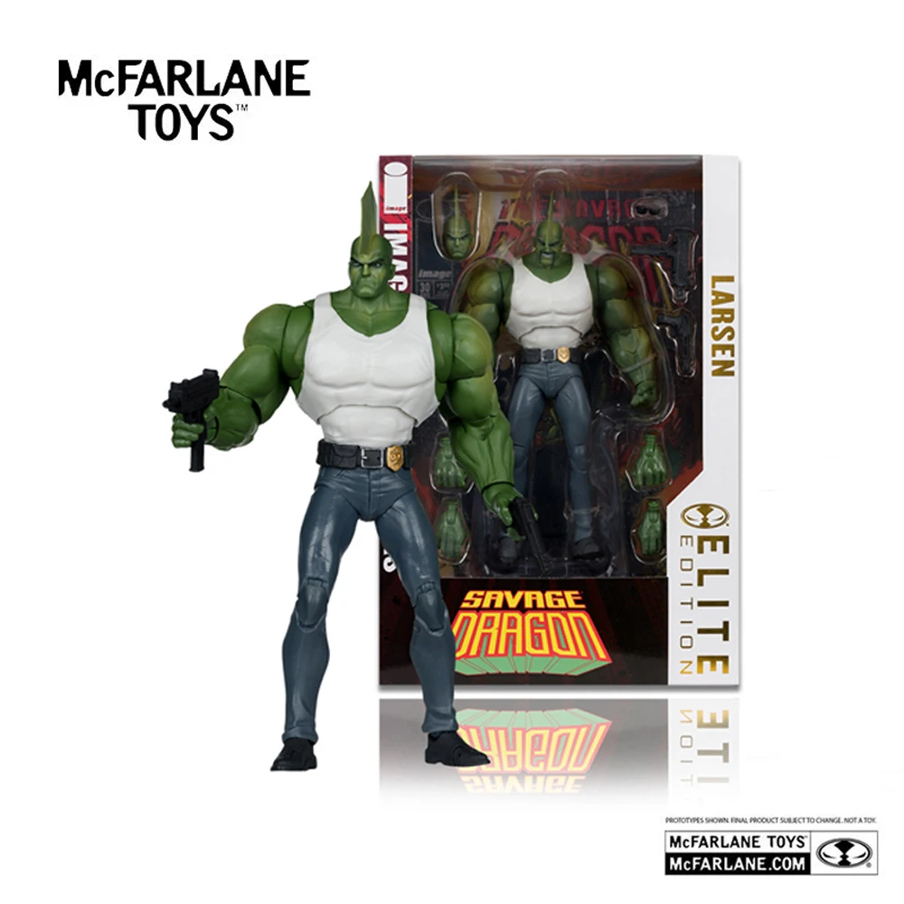 Фото Фигурка McFarlane Toys Elite Edition Savage Dragon, 7 дюймов # Набор для сборки модели дракона (12 фигурок) №1