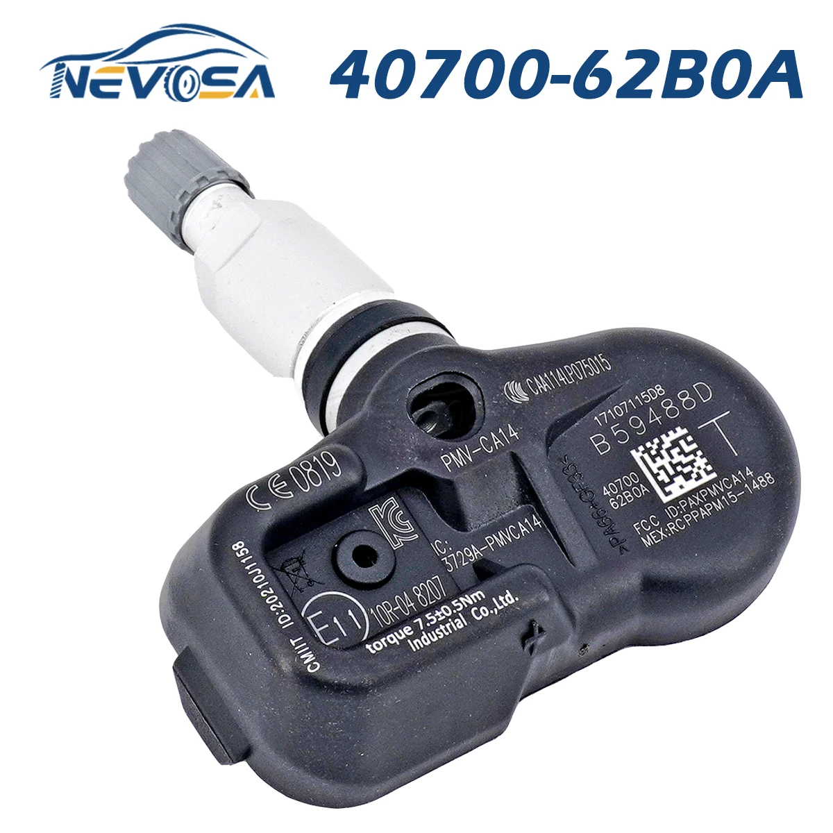 Датчик TPMS evosa 40700-62B0A для Infiniti Q60 Q70 QX50 QX70 QX80 Nissan 370Z GT-R R35 Juke J15 Leaf PMV-CA74 PMV-CA14