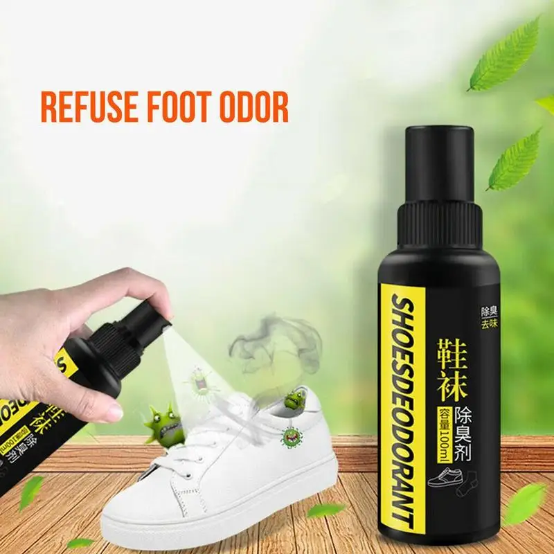 

1pc Multi-Purpose Stain Protectors Sprays Shoes Socks Stink Freshener Spray Deodorant Odor Socks Spray Shoes Spray Remove 100ML