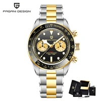 pagani design mens watches top brand luxury automatic quartz chronograph waterproof sport stainless steel sapphire gold 2022 new