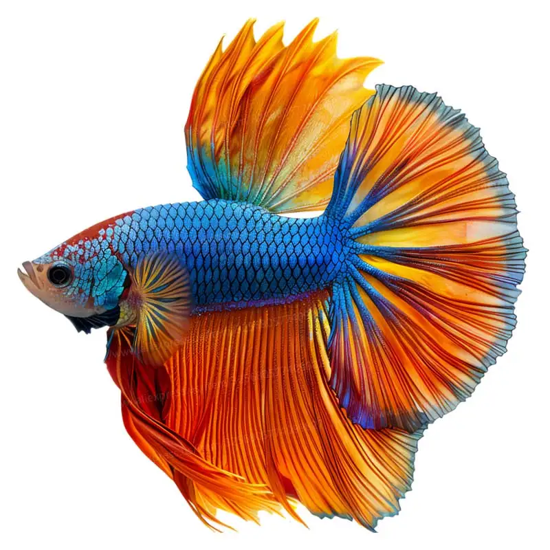 

ПВХ наклейка рыбка Betta Fish