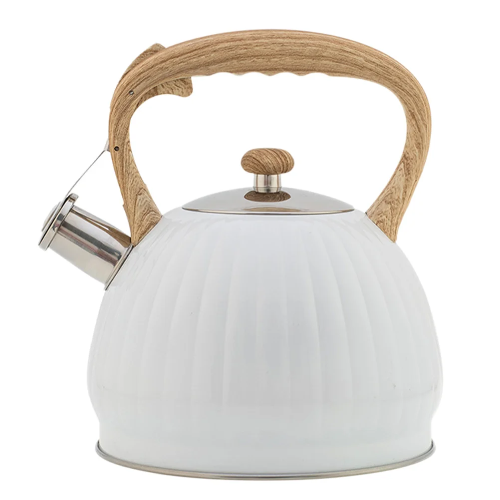 

Stainless Steel Whistling Tea Kettle 3. 5 Stovetop Tea Kettle Boil Water Teapot with Ergonomic Handle for Home Office Kitchen