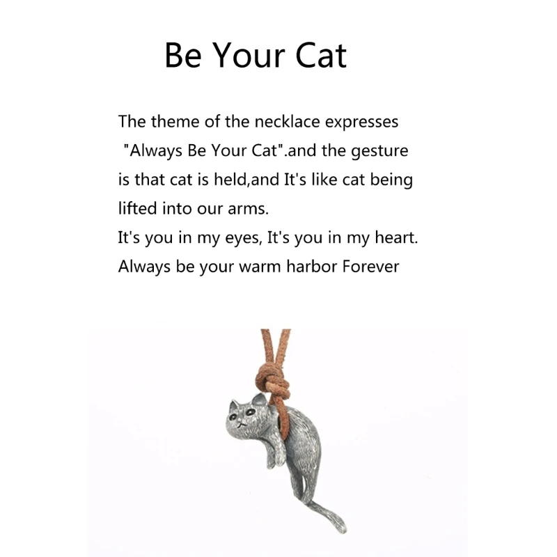 

M2EA Handmade Pendant Necklace Unique Statement Necklace Cute Animal Jewelry Sweater Chain Christmas and Birthday Gifts