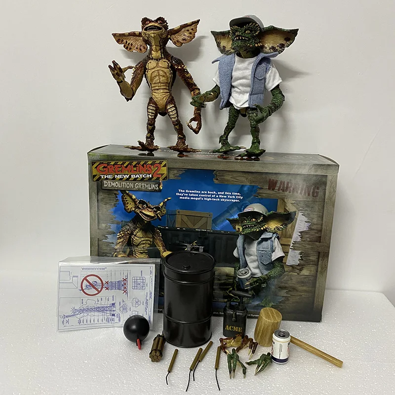 Фигурка NECA Elf Gremlins фигурка маленького монстра потрясающая проводите Счастливое