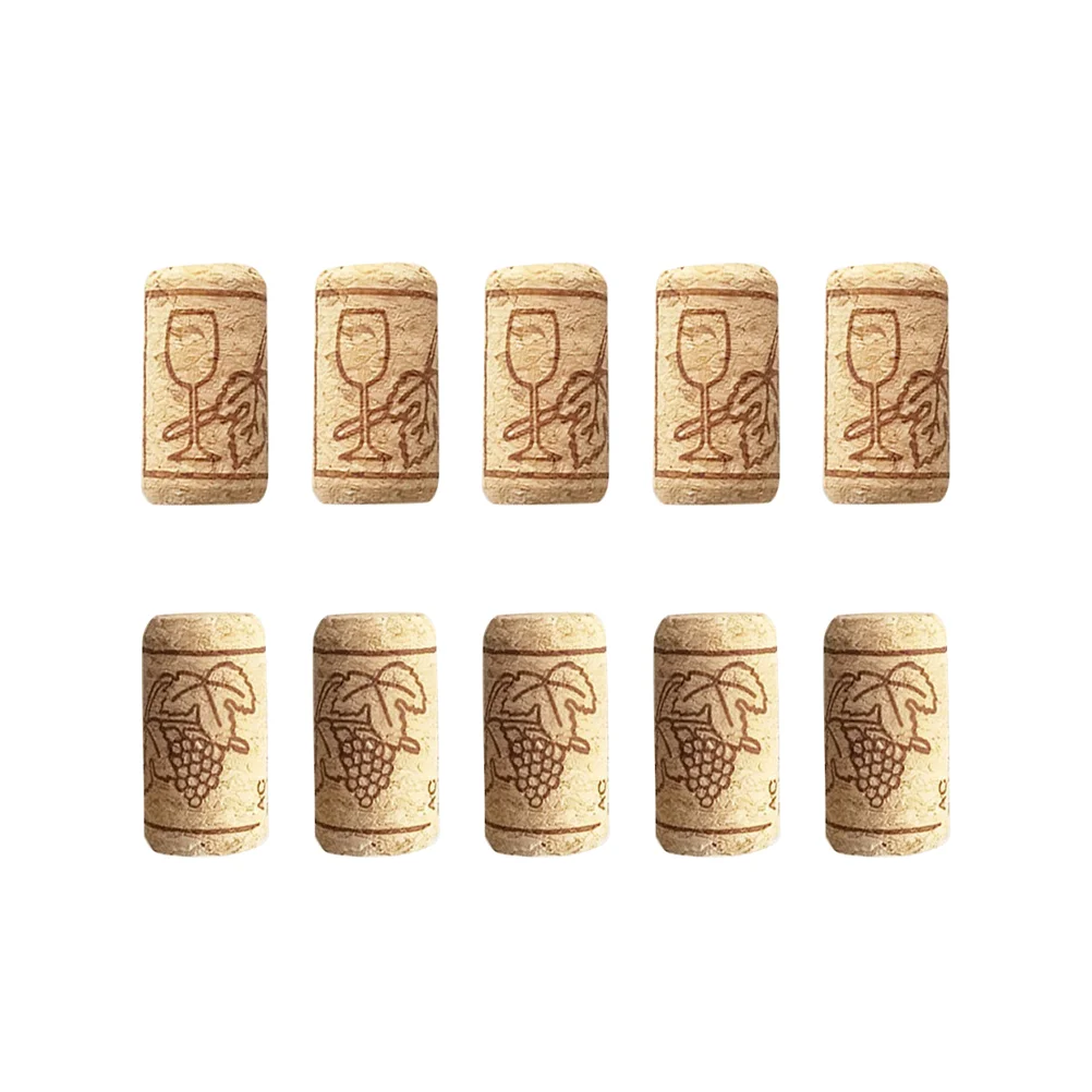 

Cork Bottle Corks Sealing Stopper Crafts Stoppers Bottles Reusable Wood Bulk Crafting Beverage Saver Decor Straight Champagne