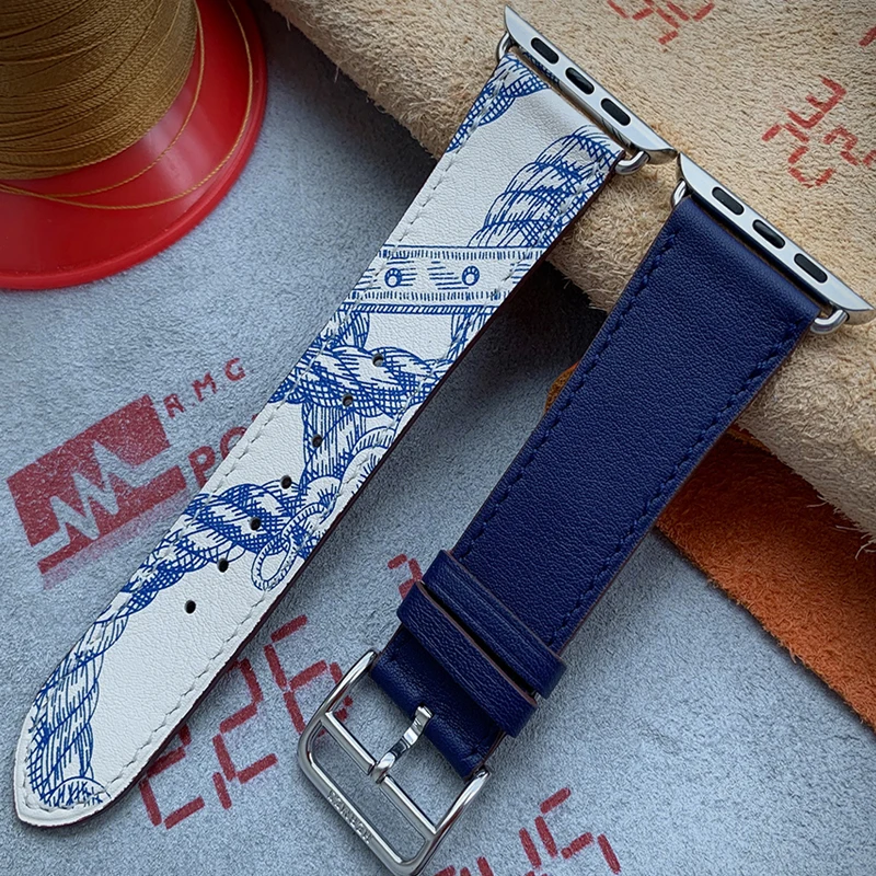 Bracelet for Apple Watch Ultra Band 8 7 6 5 4 3 2 1 SE Genuine Leather Strap Apple Watch 49mm 45mm 41 44 40 42 38 for iWatch