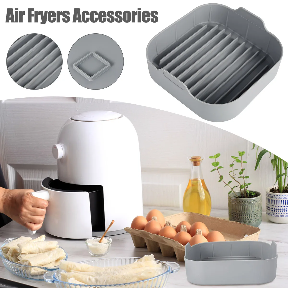 

Силиконовая посуда NewAir, фритюрница, планшетофон, поднос для сковороды, жаростойкая посуда, кухонные гаджеты, посуда