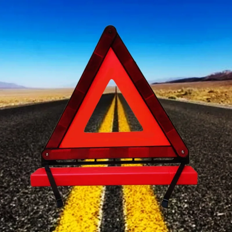 Портативный Складной Красный Светоотражающий Треугольный Предупреждающий Знак