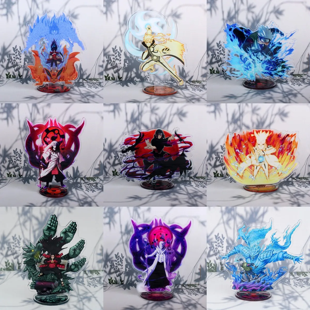 Acrylic Stand Kakashi Itachi Sakura Madara Minato Hinata Sharingan Ninja Collectible Model Toy