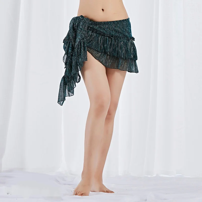 

Мини-юбка эластичная с оборками для танца живота