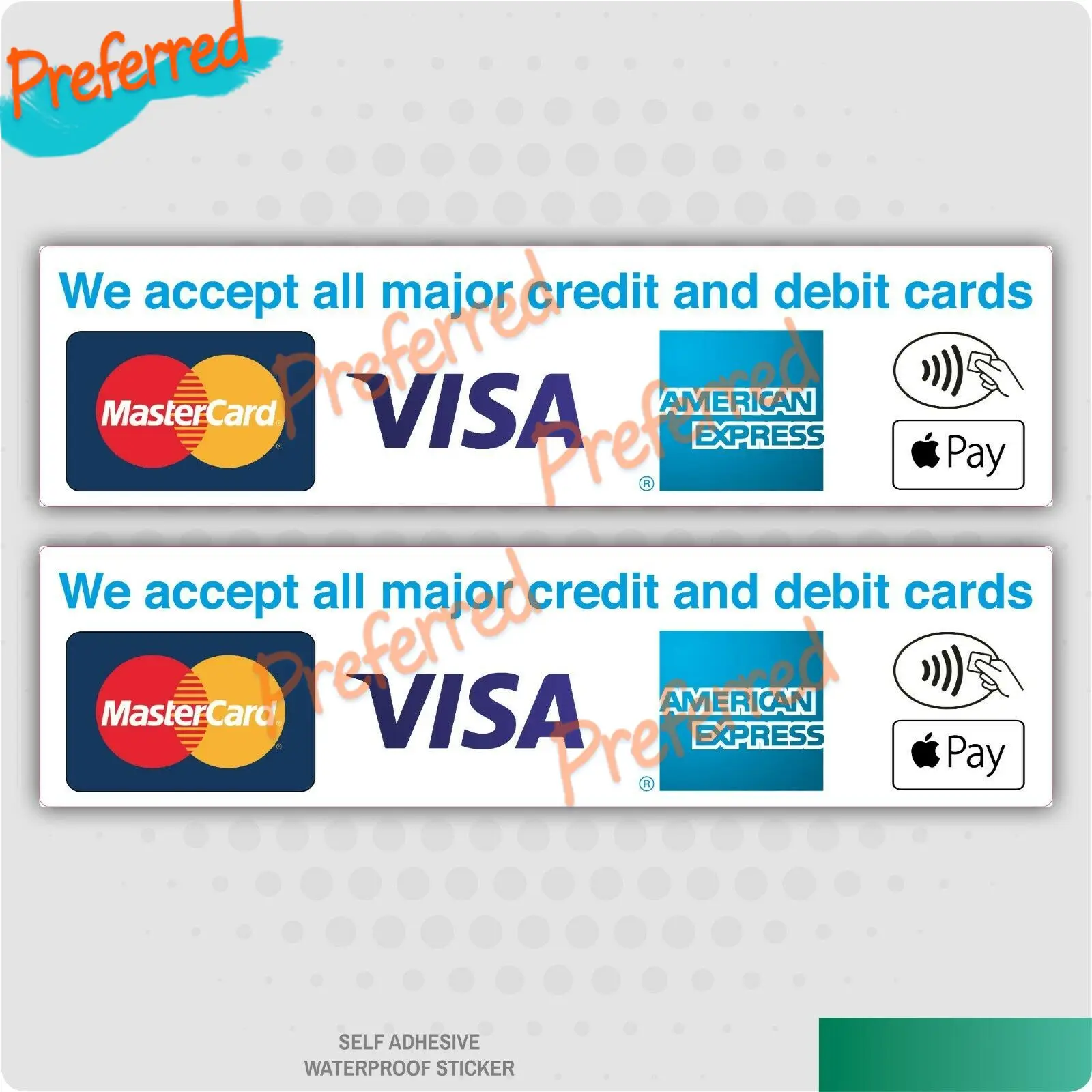 

Наклейки на лобовое стекло, 2 шт.