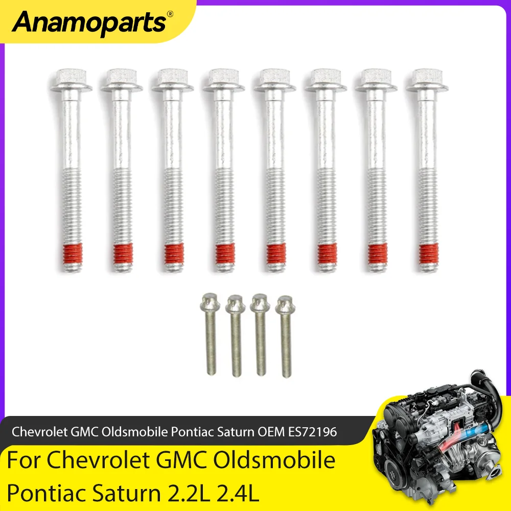 Комплект болтов головки цилиндра двигателя подходит для Chevrolet Equinox GMC Oldsmobile Pontiac
