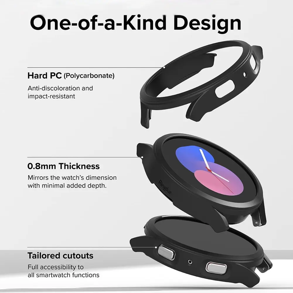 Полый чехол из поликарбоната для galaxy Watch 6 Classic 43 мм 47 аксессуары рамка защитный