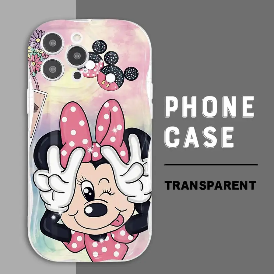 Disney Mickey Minnie Mouse Phone Case for Vivo Y20i Y21S Y21A Y02 Y12 Y15S Y16 Y17 Y19 Y20 Y21 2021 Y35 Y22S Y36 Y50 4G 5G cases