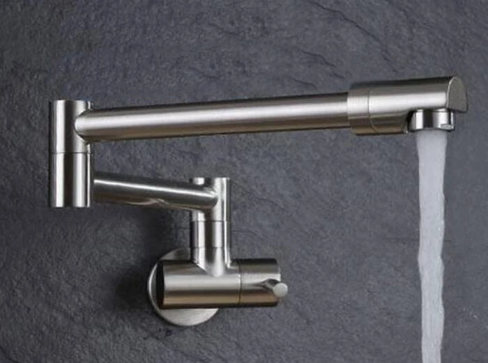 

Матовый никель медь одинарный кран холодной воды одиночный смеситель для холодной кухни одиночный Смеситель для холодной воды вращающийся SF489