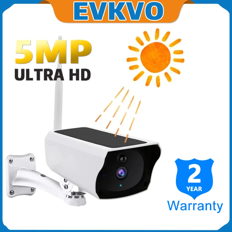 

Камера видеонаблюдения с солнечной батареей, 5 МП, Wi-Fi