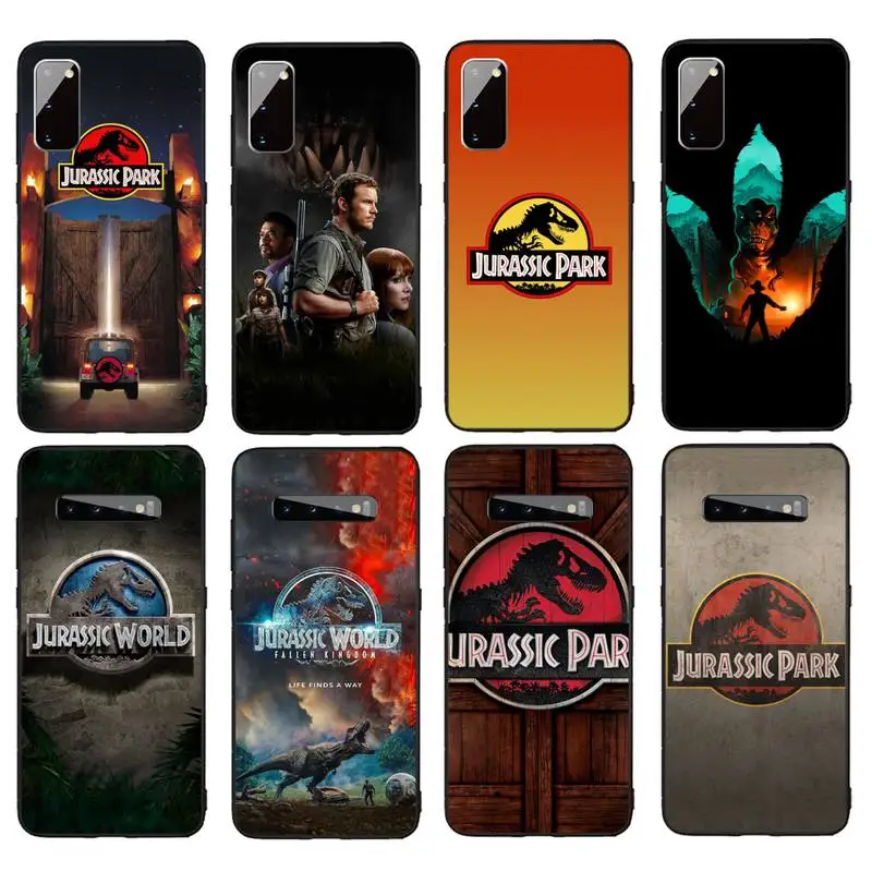 

Jurassic World Park Phone Case For Samsung Galaxy S7 S8 S9 S10e S20 PLUS Note 10 Pro PLUS LITE NOTE 20 UITRA
