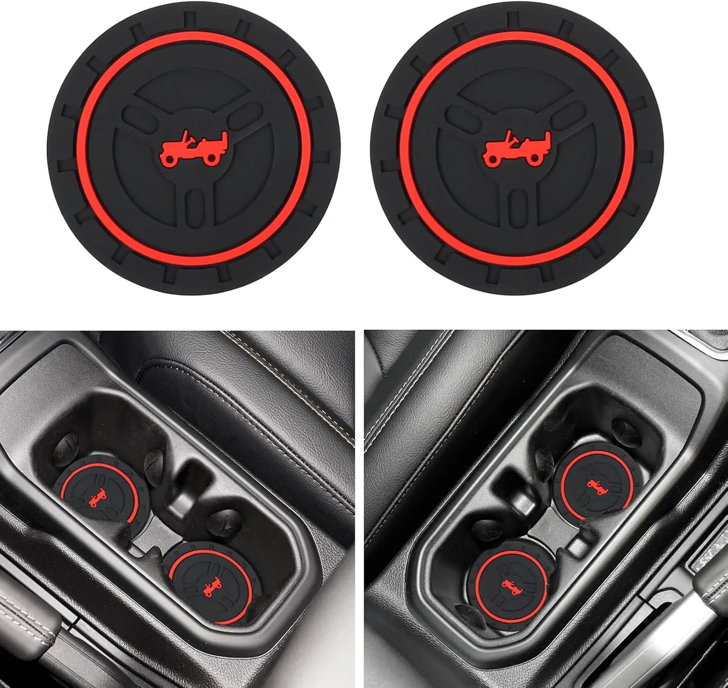 

Для Wrangler JL, JK, JLU, Gladiator JT, чашка General Motors для грузовика SUV, противоскользящая подставка, подставка, аксессуары для интерьера, 2 шт.