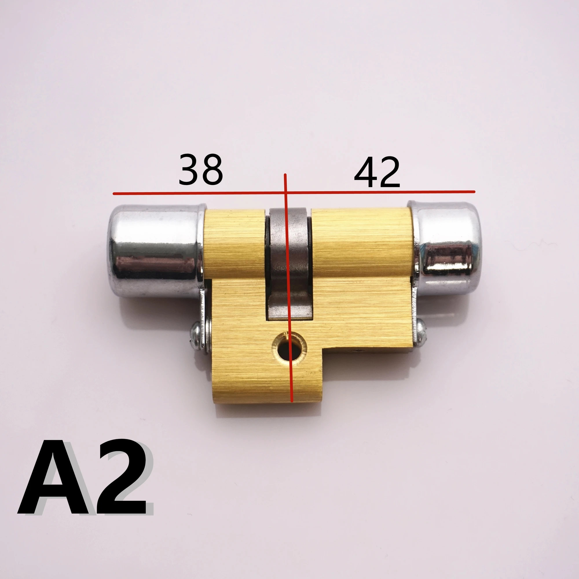 

Винтажный латунный замок для входной двери с защитой от кражи, цилиндр типа 13, сменный цилиндр Super D-класса, Восемь треков, Европейский замок с 8 ключами