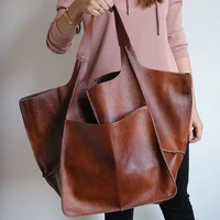celela soft leather handbag casual large capacity tote womens bag shoulder bag simple large bag