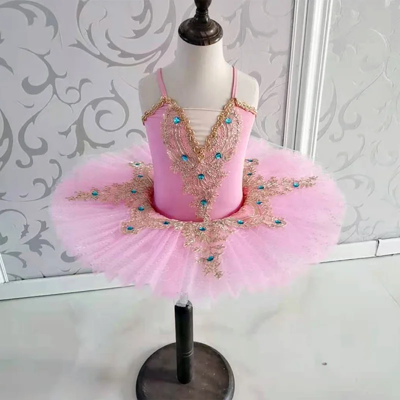Балетная пачка с лебедем и озером для девочек балетный костюм выступлений