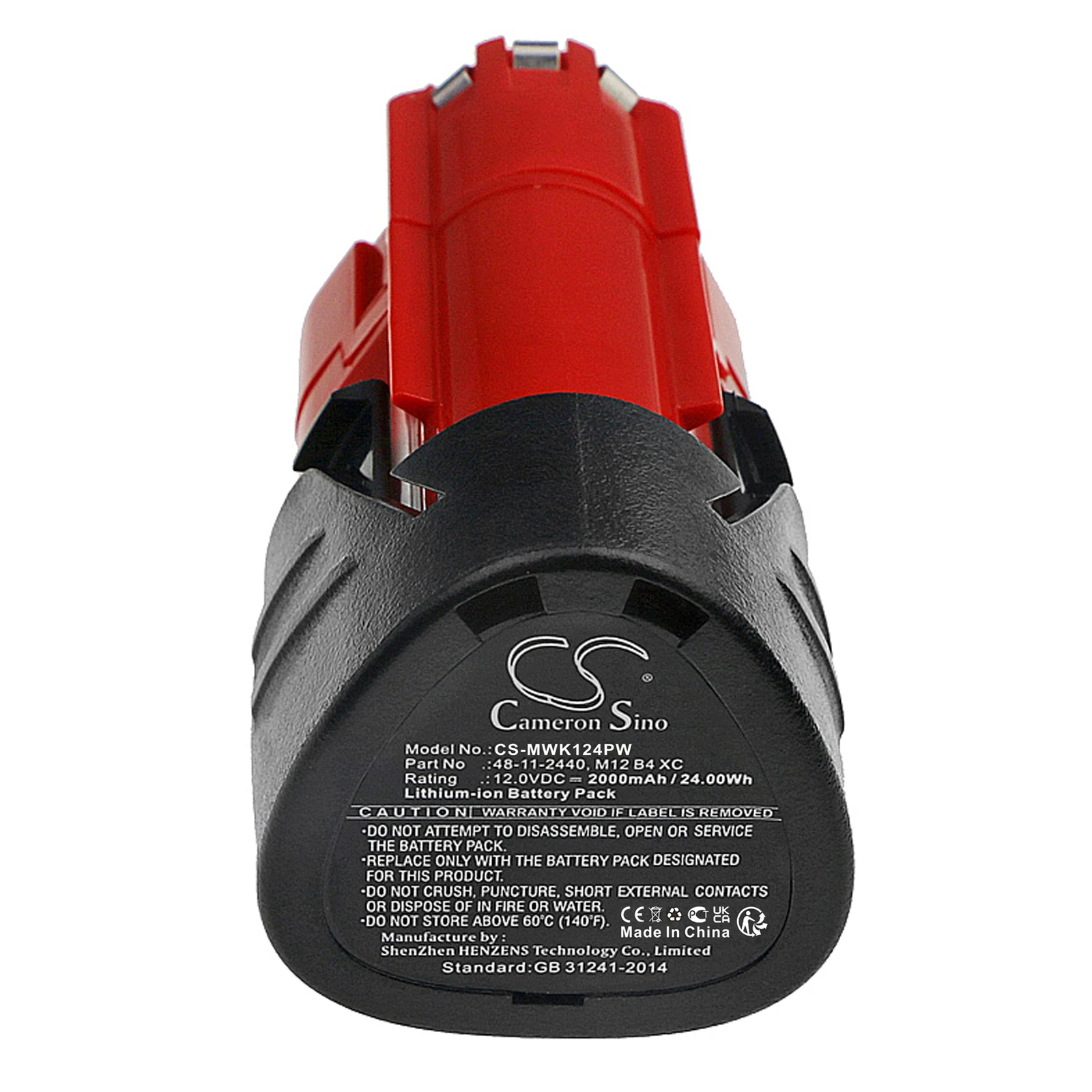 Аккумулятор CS 2000 мАч для M12 B3 XC M12 B4 XC M12 REDLITHIUM XC 4,0 C12 FM C12 HZ C12 HZ-0 C12 HZ-202C C12 (art.: 3920c2400a508) - 3920c2400a508