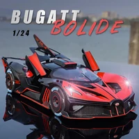124 scale bugatti bolide alloy sports car model high simulation collection diecasts metal toy vehicles car model childrens toys