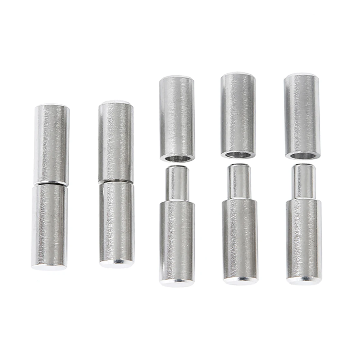 

201 Stainless Steel Round Welding Door Hinge Heavy Duty Male Female Plug Door Shaft Cabinet Door Industrial Hinge