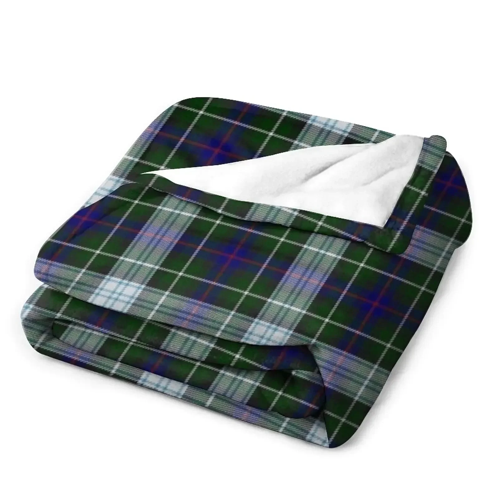 Одеяло в клетку Clan Mackenzie большое мягкое плюшевое одеяло